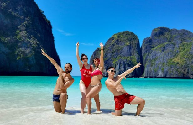 Day trip to Phi Phi from Phuket with transfers & long-tail boat tour