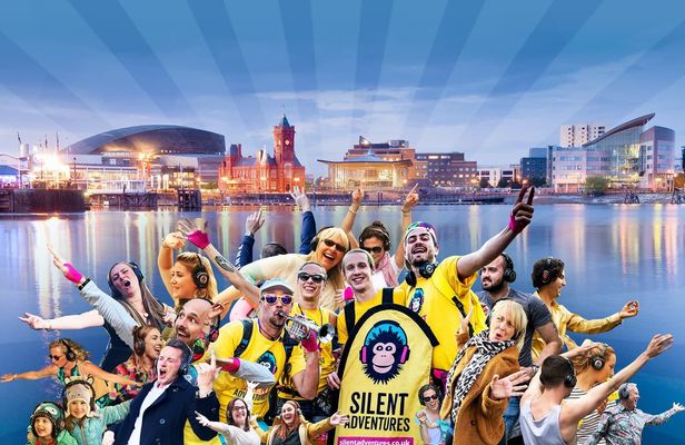 Silent disco adventure in Cardiff