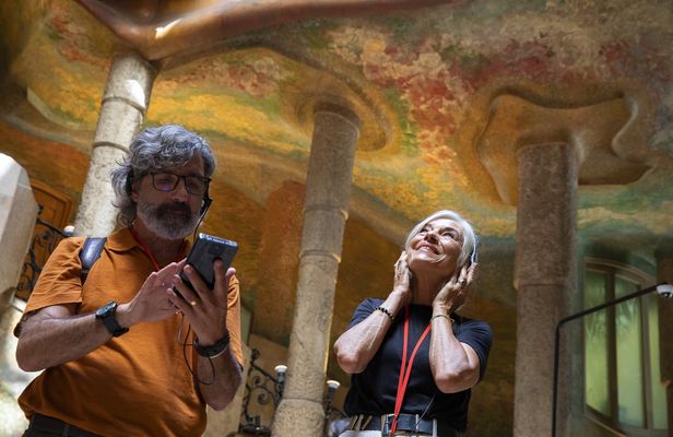 Guided morning private tour of La Pedrera in Barcelona with Casa Batllo ticket