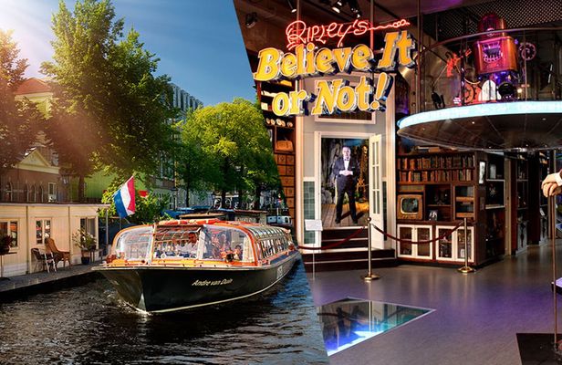 Ripley's Believe It or Not! Amsterdam ticket and one-hour canal cruise
