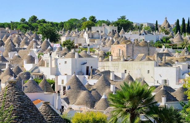 Day trip to Alberobello, Monopoli and Polignano from Bari