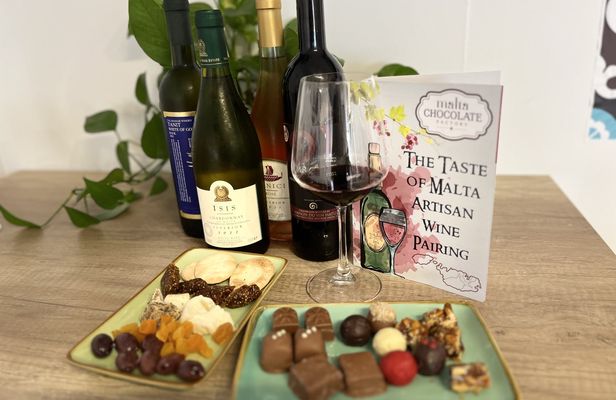 Artisan wine pairing in Malta