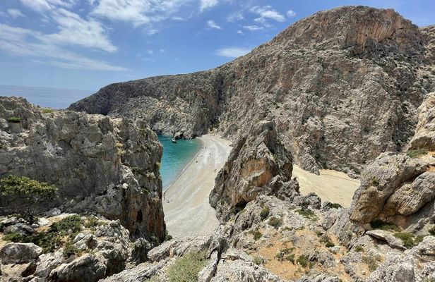 Odigitria monastery and Agiofarago beach half-day tour with transfer