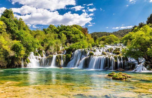 Krka Waterfalls National Park, Šibenik and Primošten from Split
