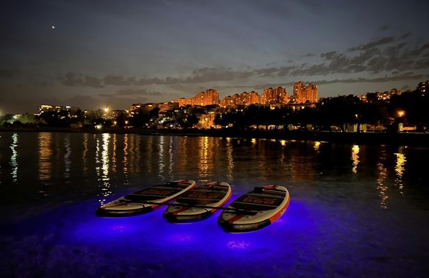 Sunset paddleboard guided tour with snorkeling in Split