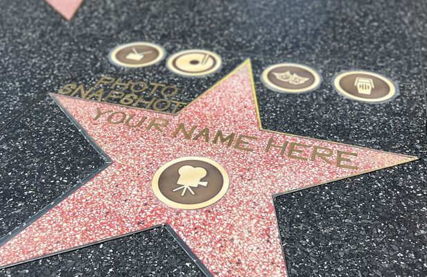 Walk of Fun photo-op experience in Hollywood