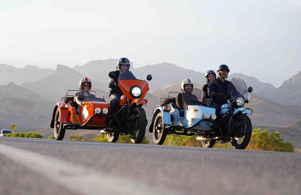 Private Las Vegas and Red Rock Canyon half day sidecar tour