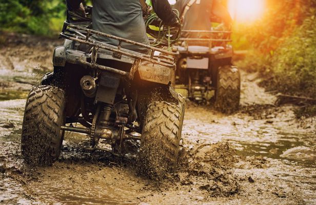 Quad bike excursion to the Alcantara Gorges