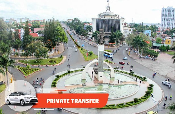 Buon Ma Thuot Airport to hotel one-way private transfer