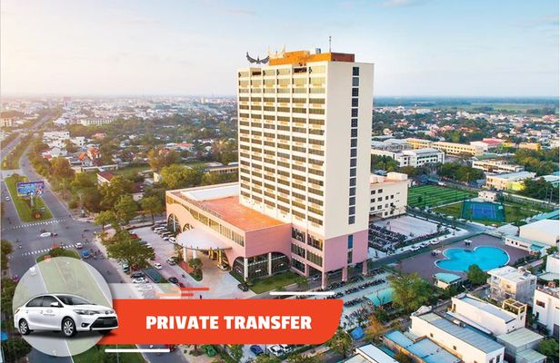 To or from Hoi An city center and Tam Ky city private transfer