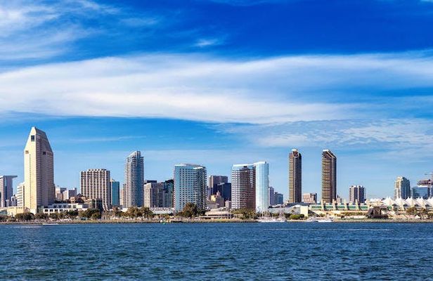 Private walking tour of downtown San Diego with USS Midway