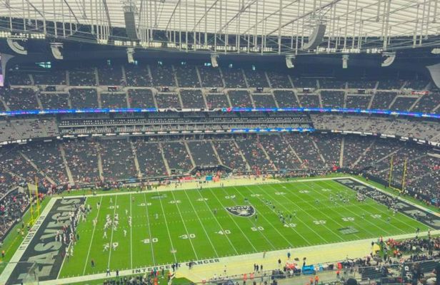 Las Vegas Raiders football game ticket at Allegiant Stadium