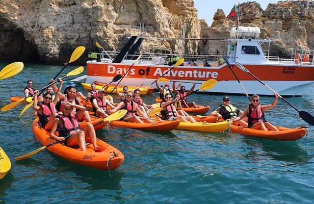Kayak adventure in Ponta da Piedade