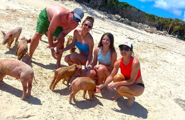 Pearl Island pigs beach adventure with lunch