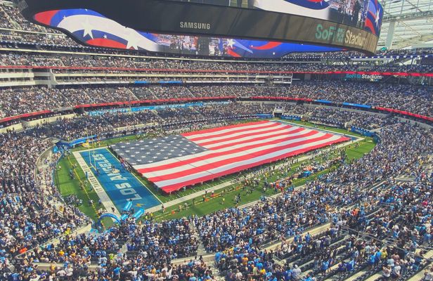 Los Angeles Chargers football game ticket at SoFi Stadium