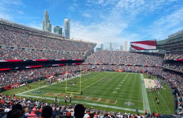 Chicago Bears football game ticket at Soldier Field