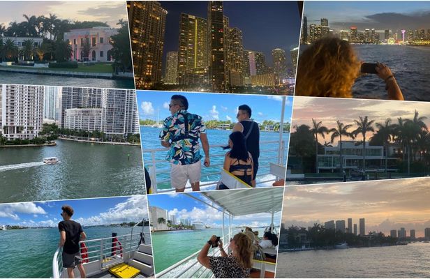 Miami sightseeing bus tour with cruise and Everglades airboat