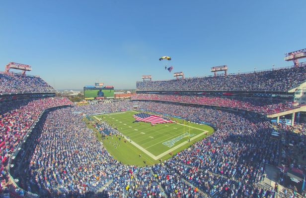 Tennessee Titans football game ticket at Nissan Stadium
