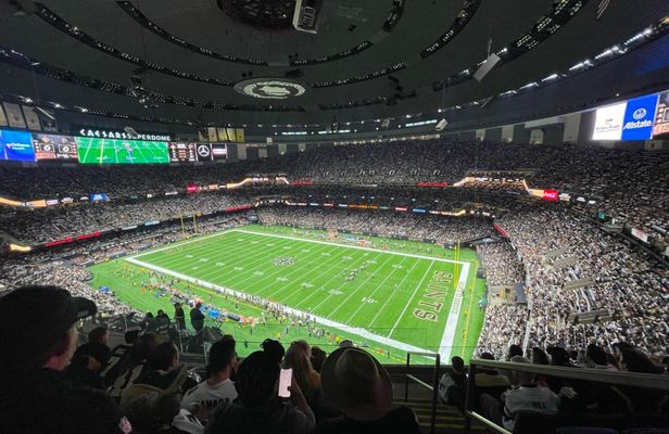 New Orleans Saints football game ticket at Caesars Superdome