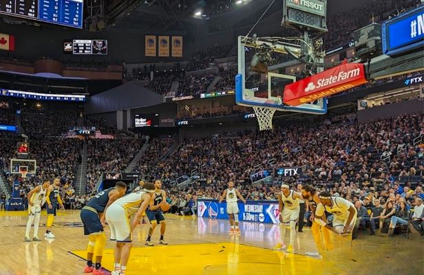 Golden State Warriors NBA game ticket at Chase Center