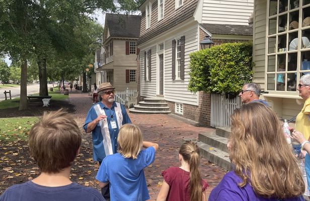 Colonial Williamsburg patriots' guided tour