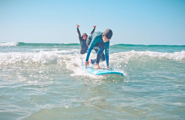 Kids and family surf class in Fuerteventura