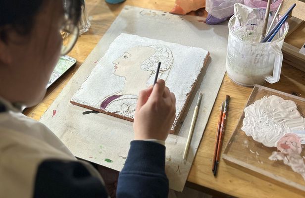 Fresco tutorial experience in Arezzo