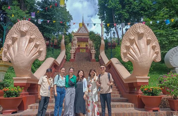 Guided historical tour of Phnom Penh with transportation