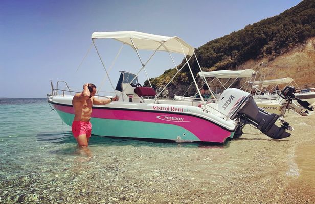 Zakynthos private boat rental