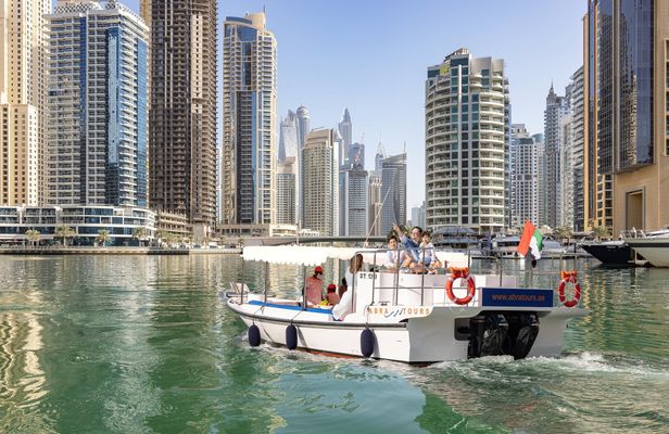 60-minute Modern Abra boat tour of Dubai Marina and Ain Dubai