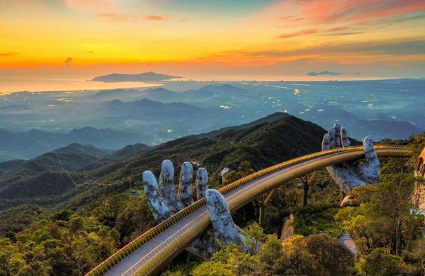 Ba Na Hills Sun World and Golden Bridge day tour from Da Nang