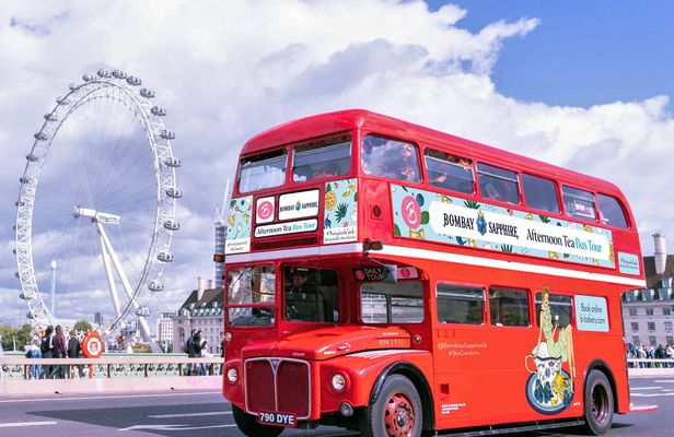 Gin lovers afternoon tea bus tour from Trafalgar Square