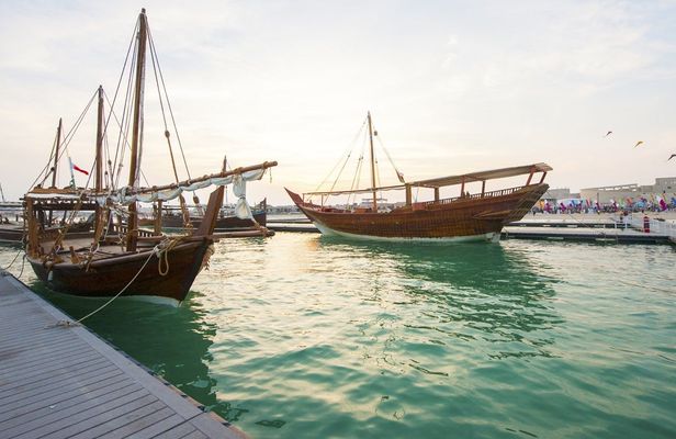 Sharing Dhow Cruise and Corniche Walk in Doha