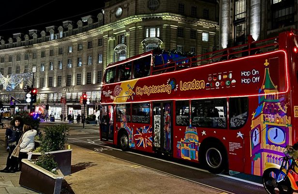 London Christmas lights tour