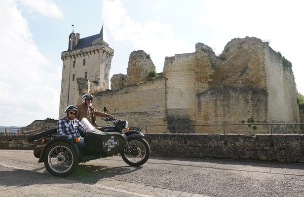 Vintage sidecar tour from Chinon