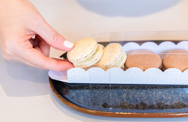 French macaron baking class at Galeries Lafayette