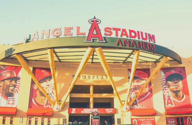 Los Angeles Angels Baseball Game at Angel Stadium