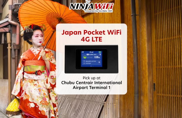 Mobile WIFI rental at Chubu Centrair Airport Terminal 1 in Nagoya