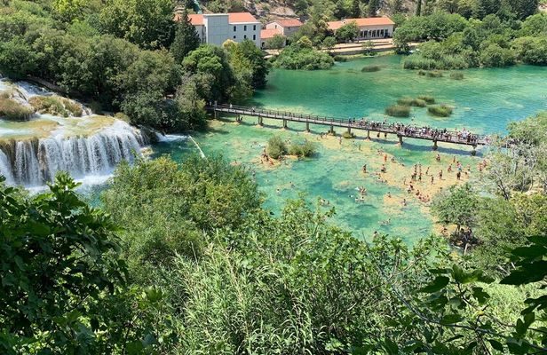 Private tour to Krka Waterfalls from Trogir