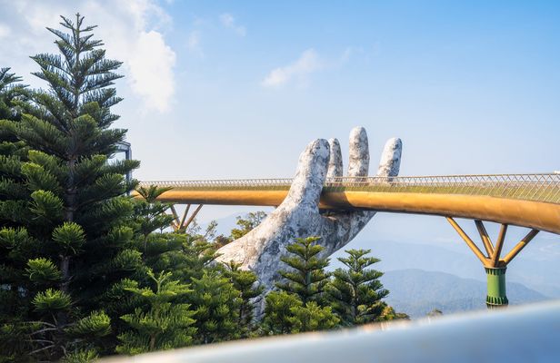 1-Day Guided Tour to the Golden Bridge from Hoi An via Cable Cab