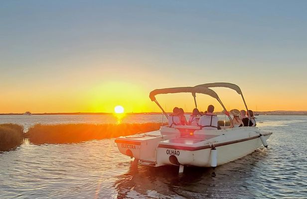 Ria Formosa at sunset boat tour