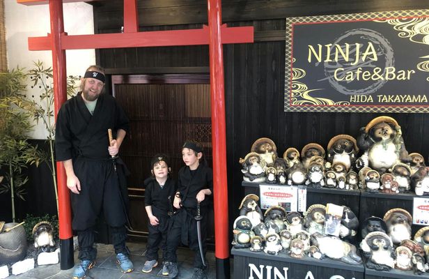 Ninja Experience Sasuke Course at Ninja Cafe Takayama