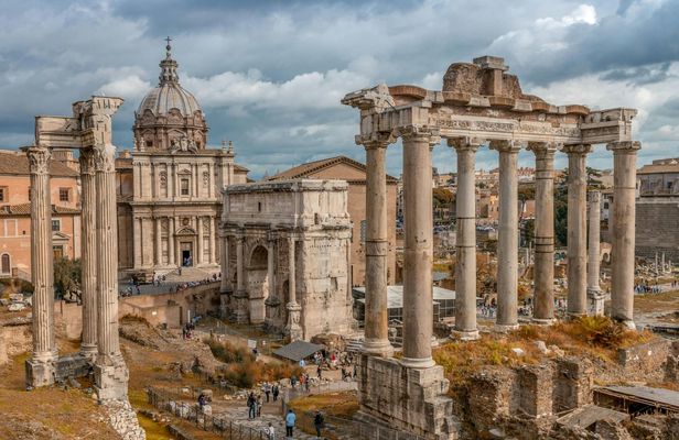 Palatine Hill Roman Forum Experience and Multimedia Video