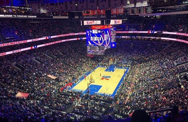 Philadelphia 76ers Basketball Game at Wells Fargo Center