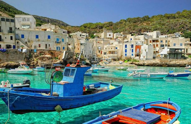 Favignana and Levanzo Boat Trip with Stops from Trapani