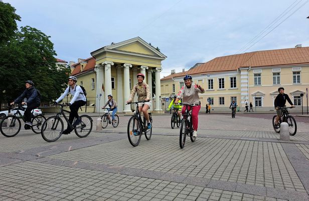 Vilnius bike tour showcasing the city's highlights