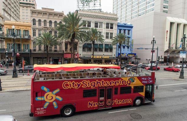City Sightseeing hop-on hop-off bus tour of New Orleans