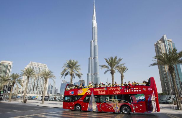 City Sightseeing hop-on hop-off bus tour of Dubai