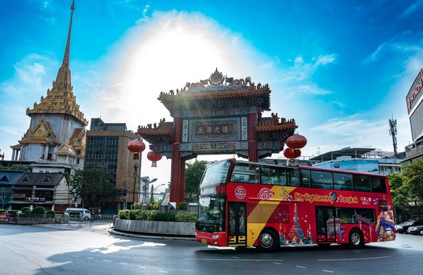 City Sightseeing hop-on hop-off bus tour of Bangkok