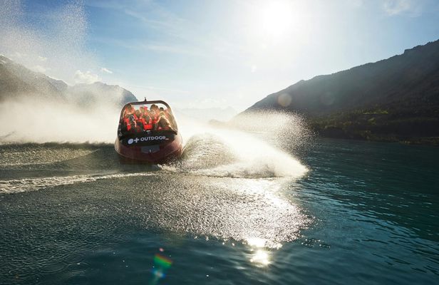 Scenic Jet Boat Ride on Lake Brienz